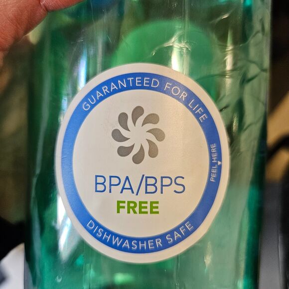 NALGENE Green Sustain Narrow Mouth 32 oz Water Bottles Set of 2 NWT - Picture 2 of 4